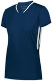 Augusta Sportswear Ladies Full Force Short Sleeve Jersey in Navy/White  -Part of the Ladies, Ladies-Jersey, Augusta-Products, Lacrosse, Shirts, All-Sports, All-Sports-1 product lines at KanaleyCreations.com