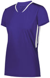 Augusta Sportswear Girls Full Force Short Sleeve Jersey in Purple/White  -Part of the Girls, Augusta-Products, Lacrosse, Girls-Jersey, Shirts, All-Sports, All-Sports-1 product lines at KanaleyCreations.com