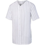 Augusta Sportswear Youth Pinstripe Full-Button Jersey