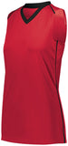 Augusta Sportswear Ladies Rover Jersey in Scarlet/Black  -Part of the Ladies, Ladies-Jersey, Augusta-Products, Softball, Shirts product lines at KanaleyCreations.com