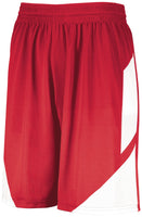 Augusta Sportswear Youth Step-Back Basketball Shorts in Red/White  -Part of the Youth, Youth-Shorts, Augusta-Products, Basketball, All-Sports, All-Sports-1 product lines at KanaleyCreations.com