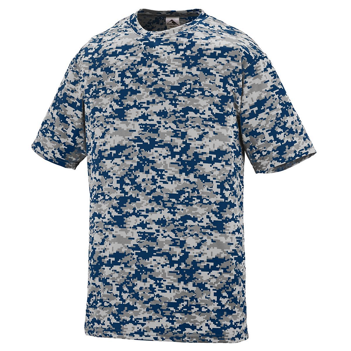 Augusta Sportswear Youth Digi Camo Wicking T-Shirt in Navy Digi  -Part of the Youth, Youth-Tee-Shirt, T-Shirts, Augusta-Products, Shirts product lines at KanaleyCreations.com