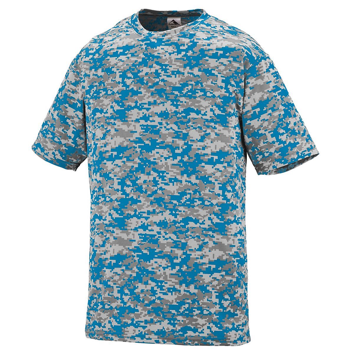 Augusta Sportswear Youth Digi Camo Wicking T-Shirt in Power Blue Digi  -Part of the Youth, Youth-Tee-Shirt, T-Shirts, Augusta-Products, Shirts product lines at KanaleyCreations.com