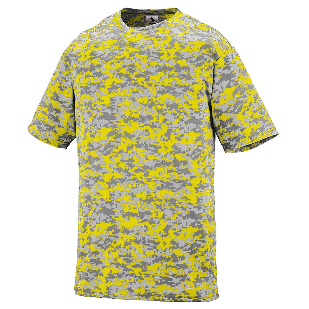 Augusta Sportswear Youth Digi Camo Wicking T-Shirt in Power Yellow Digi  -Part of the Youth, Youth-Tee-Shirt, T-Shirts, Augusta-Products, Shirts product lines at KanaleyCreations.com