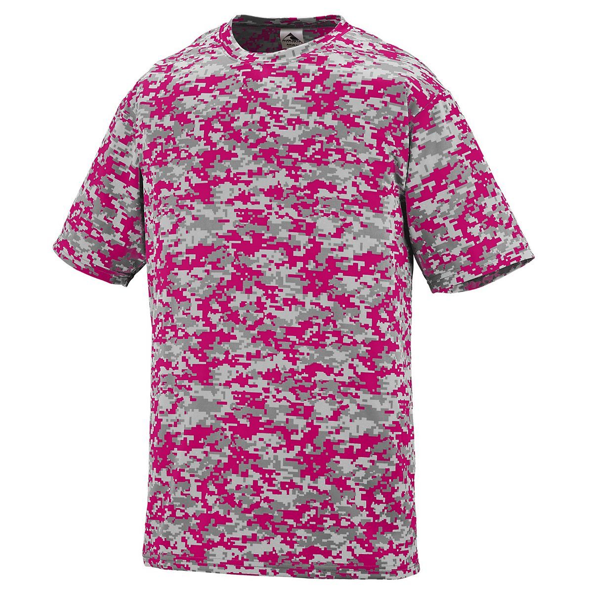 Augusta Sportswear Youth Digi Camo Wicking T-Shirt in Power Pink Digi  -Part of the Youth, Youth-Tee-Shirt, T-Shirts, Augusta-Products, Shirts product lines at KanaleyCreations.com