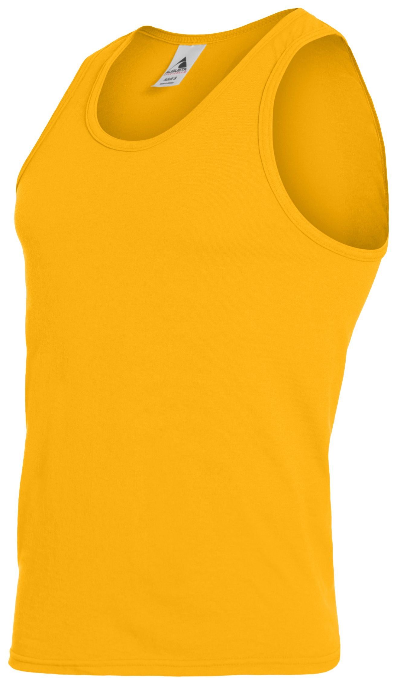 Augusta Sportswear Youth Poly/Cotton Athletic Tank in Gold  -Part of the Youth, Youth-Tank, Augusta-Products, Tennis, Shirts product lines at KanaleyCreations.com