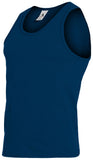 Augusta Sportswear Poly/Cotton Athletic Tank in Navy  -Part of the Adult, Adult-Tank, Augusta-Products, Tennis, Shirts product lines at KanaleyCreations.com