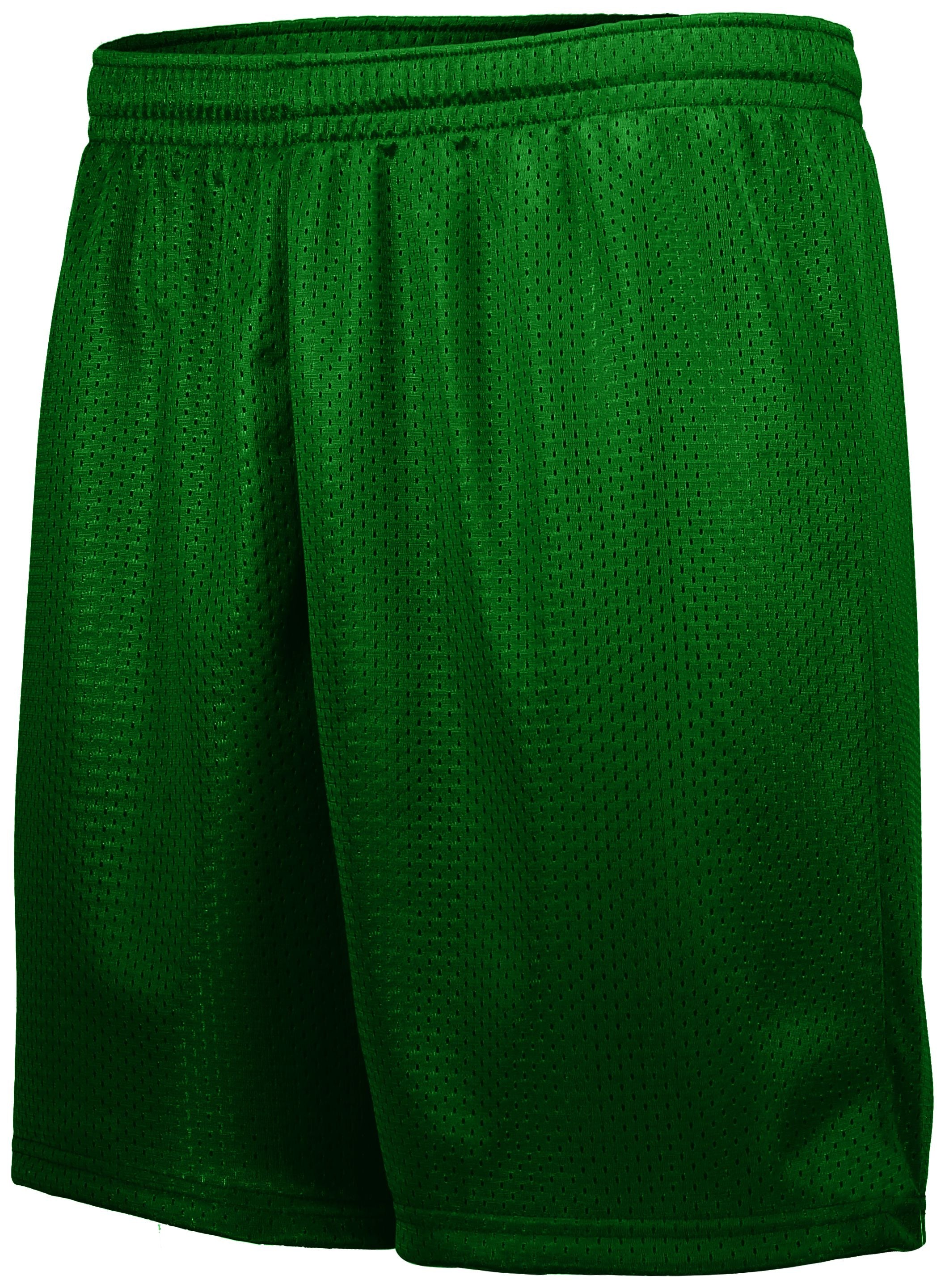 Augusta Sportswear Tricot Mesh Shorts in Dark Green  -Part of the Adult, Adult-Shorts, Augusta-Products product lines at KanaleyCreations.com