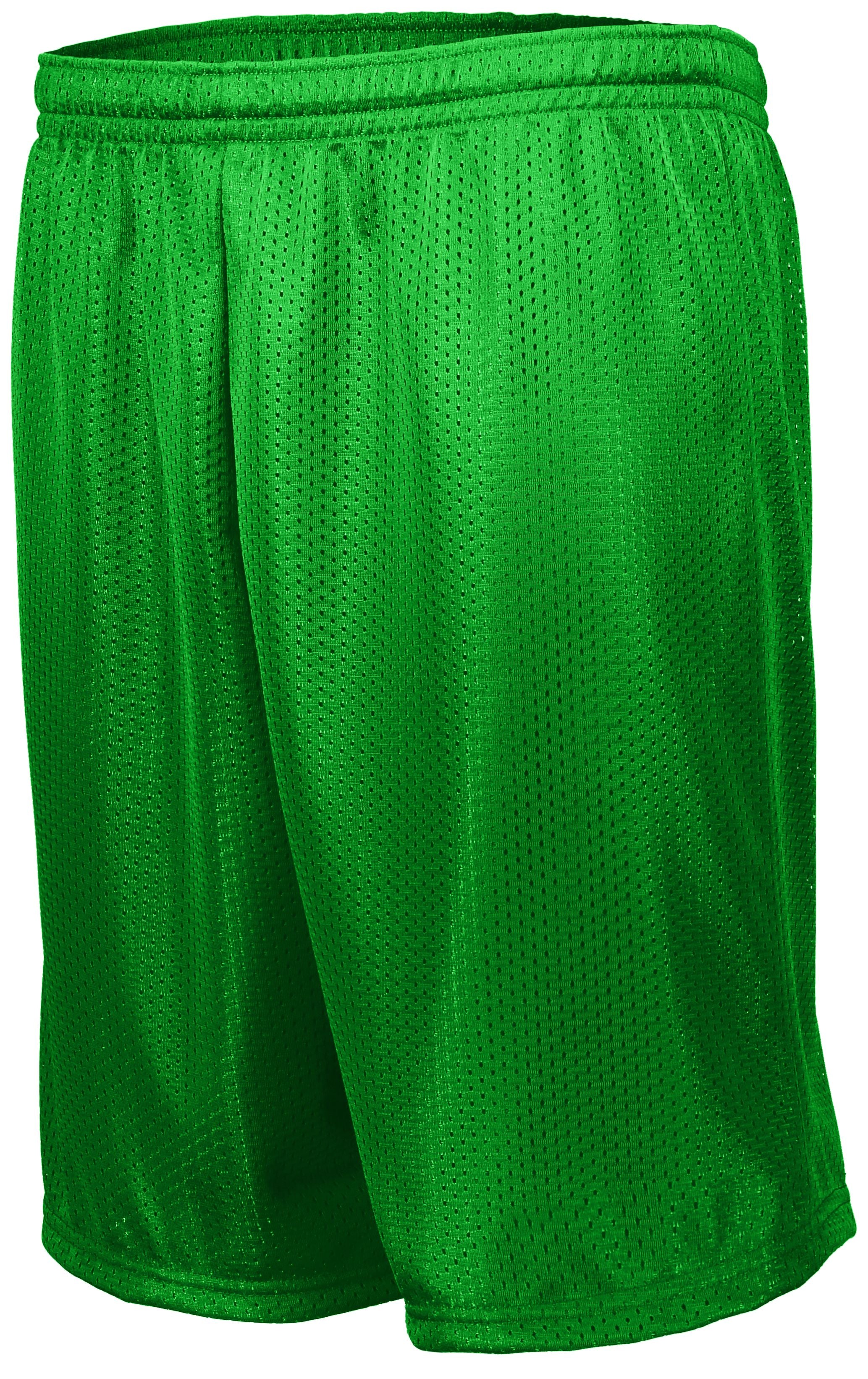 Augusta Sportswear Longer Length Tricot Mesh Shorts in Kelly  -Part of the Adult, Adult-Shorts, Augusta-Products product lines at KanaleyCreations.com