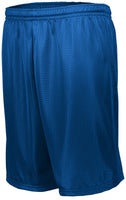 Augusta Sportswear Longer Length Tricot Mesh Shorts in Royal  -Part of the Adult, Adult-Shorts, Augusta-Products product lines at KanaleyCreations.com