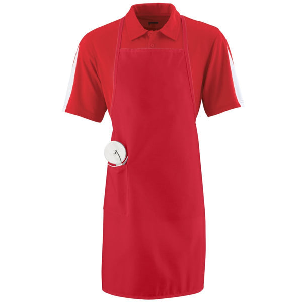 LONG APRON WITH POCKETS from Augusta Sportswear