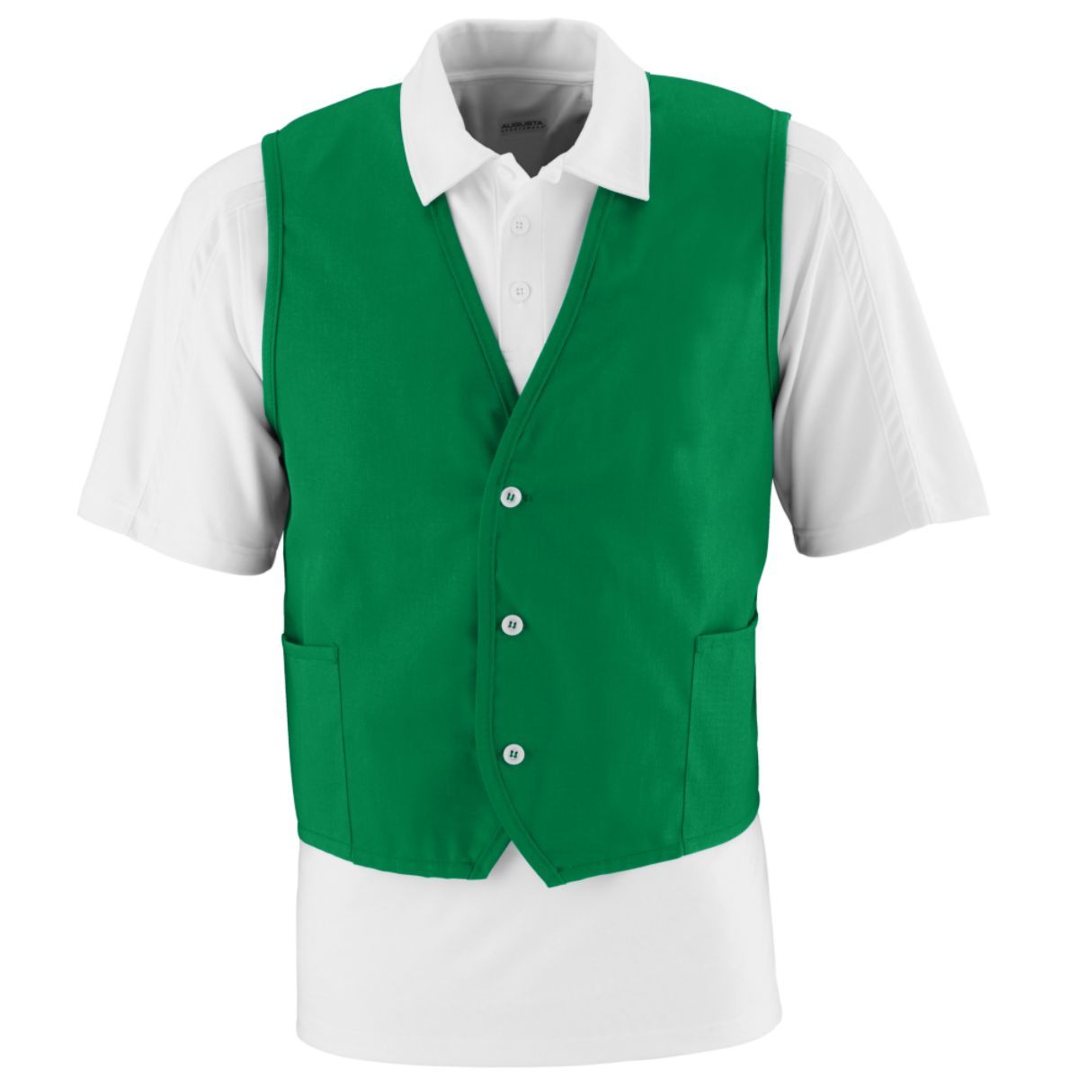 Augusta Sportswear Vest in Kelly  -Part of the Adult, Augusta-Products, Outerwear product lines at KanaleyCreations.com