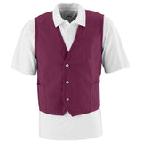 Augusta Sportswear Vest in Maroon  -Part of the Adult, Augusta-Products, Outerwear product lines at KanaleyCreations.com