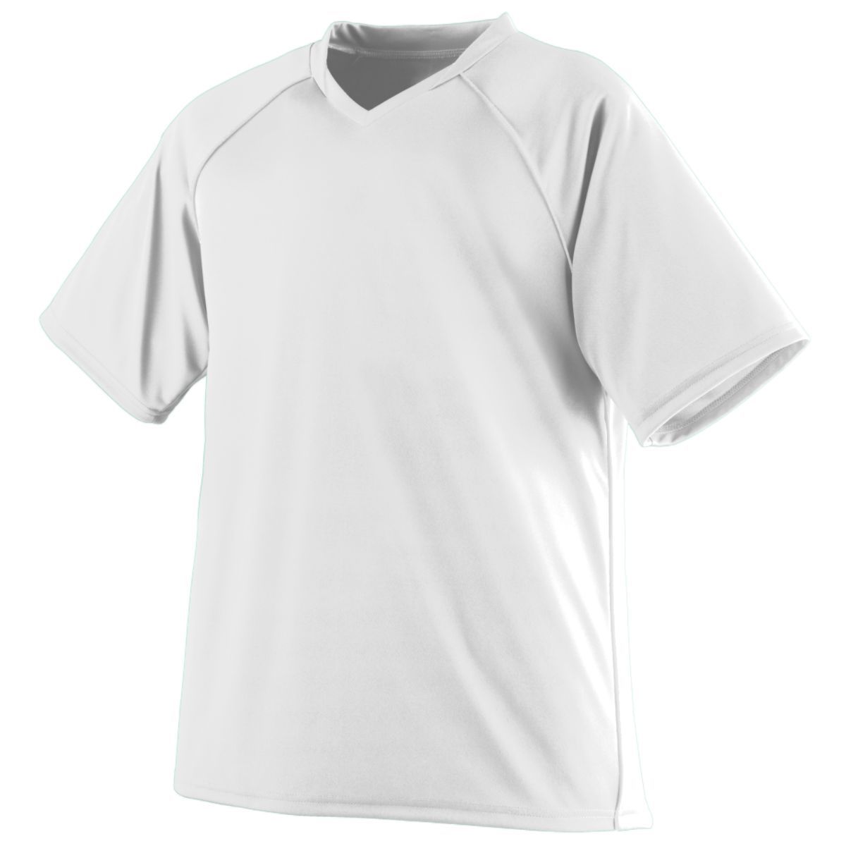 Augusta Sportswear Striker Jersey in White/White  -Part of the Adult, Adult-Jersey, Augusta-Products, Soccer, Shirts, All-Sports-1 product lines at KanaleyCreations.com