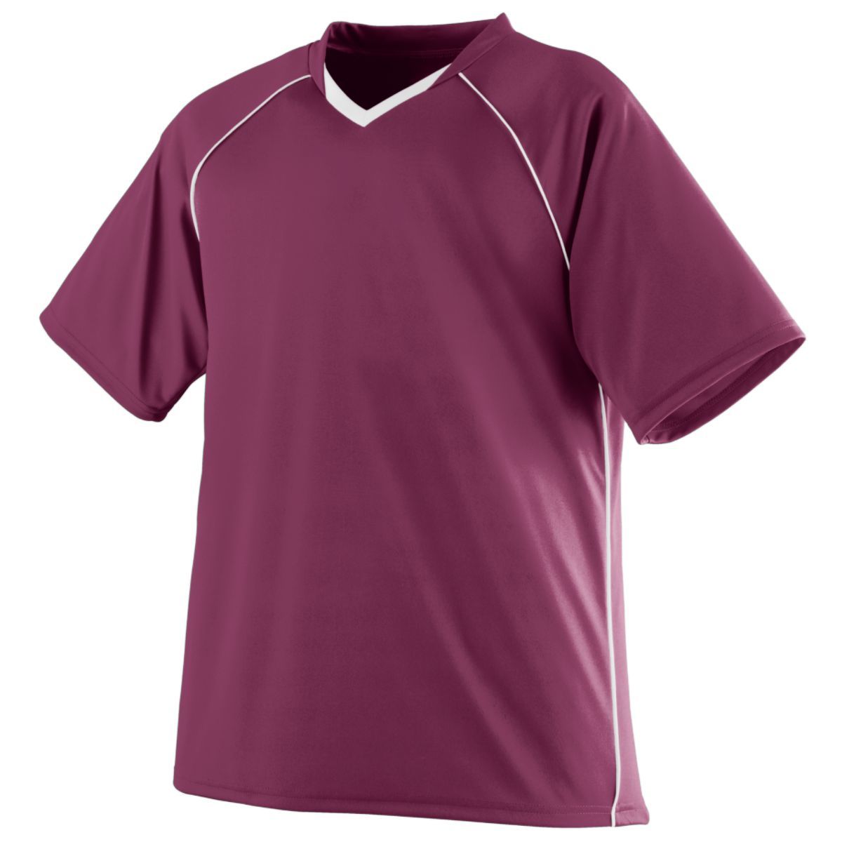 Augusta Sportswear Striker Jersey in Maroon/White  -Part of the Adult, Adult-Jersey, Augusta-Products, Soccer, Shirts, All-Sports-1 product lines at KanaleyCreations.com