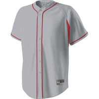 Holloway Ignite Jersey in Blue Grey/Scarlet  -Part of the Adult, Adult-Jersey, Baseball, Holloway, Shirts, All-Sports, All-Sports-1 product lines at KanaleyCreations.com