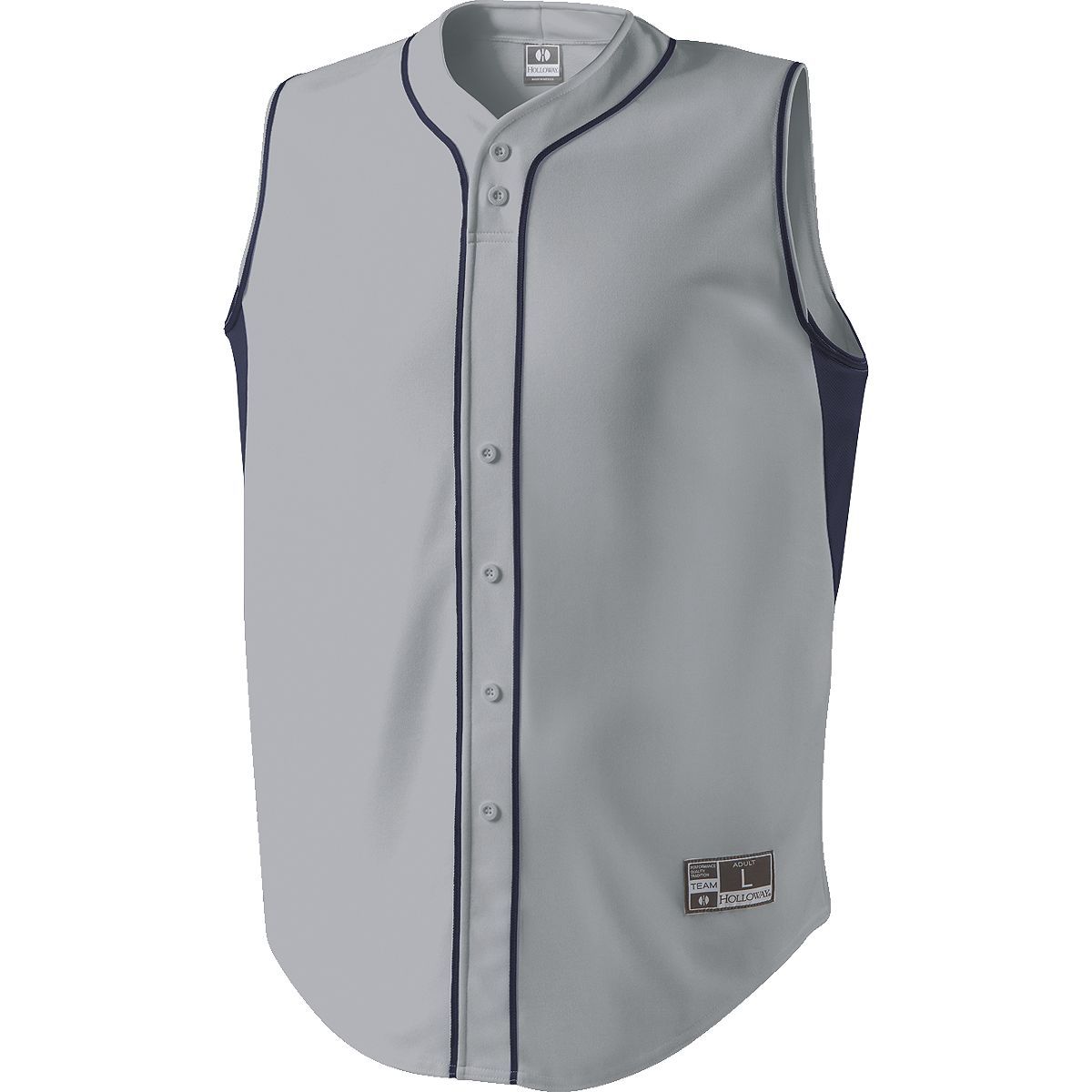 Holloway Fierce Jersey in Blue Grey/Navy  -Part of the Adult, Adult-Jersey, Baseball, Holloway, Shirts, All-Sports, All-Sports-1 product lines at KanaleyCreations.com