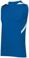 Holloway Pr Max Compression Jersey in Royal/White  -Part of the Adult, Adult-Jersey, Track-Field, Holloway, Shirts product lines at KanaleyCreations.com