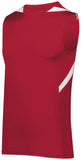 Holloway Pr Max Compression Jersey in Scarlet/White  -Part of the Adult, Adult-Jersey, Track-Field, Holloway, Shirts product lines at KanaleyCreations.com