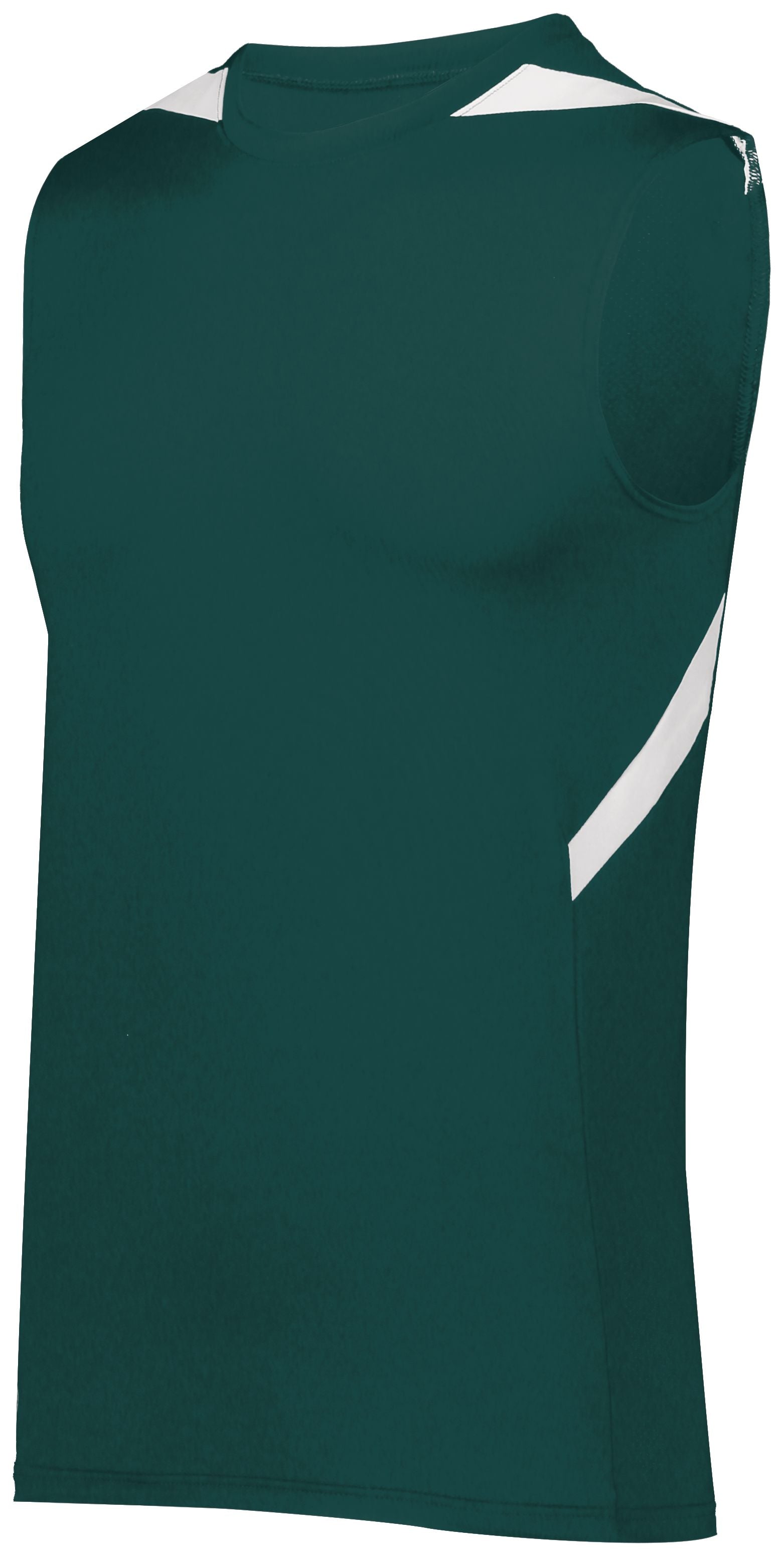 Holloway Pr Max Compression Jersey in Dark Green/White  -Part of the Adult, Adult-Jersey, Track-Field, Holloway, Shirts product lines at KanaleyCreations.com