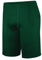 Holloway Pr Max Compression Shorts in Dark Green  -Part of the Adult, Adult-Shorts, Track-Field, Holloway product lines at KanaleyCreations.com