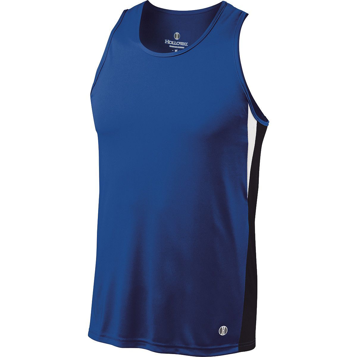 Holloway Vertical Singlet in Royal/Black/White  -Part of the Adult, Track-Field, Holloway, Shirts product lines at KanaleyCreations.com