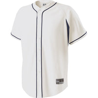 Holloway Youth Ignite Jersey in White/Navy  -Part of the Youth, Youth-Jersey, Baseball, Holloway, Shirts, All-Sports, All-Sports-1 product lines at KanaleyCreations.com