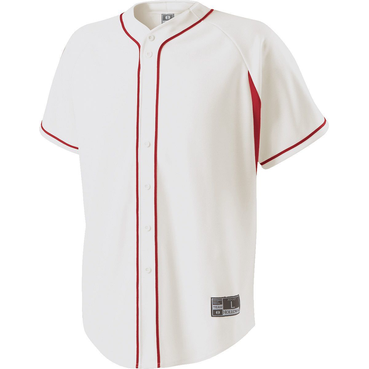 Holloway Youth Ignite Jersey in White/Scarlet  -Part of the Youth, Youth-Jersey, Baseball, Holloway, Shirts, All-Sports, All-Sports-1 product lines at KanaleyCreations.com