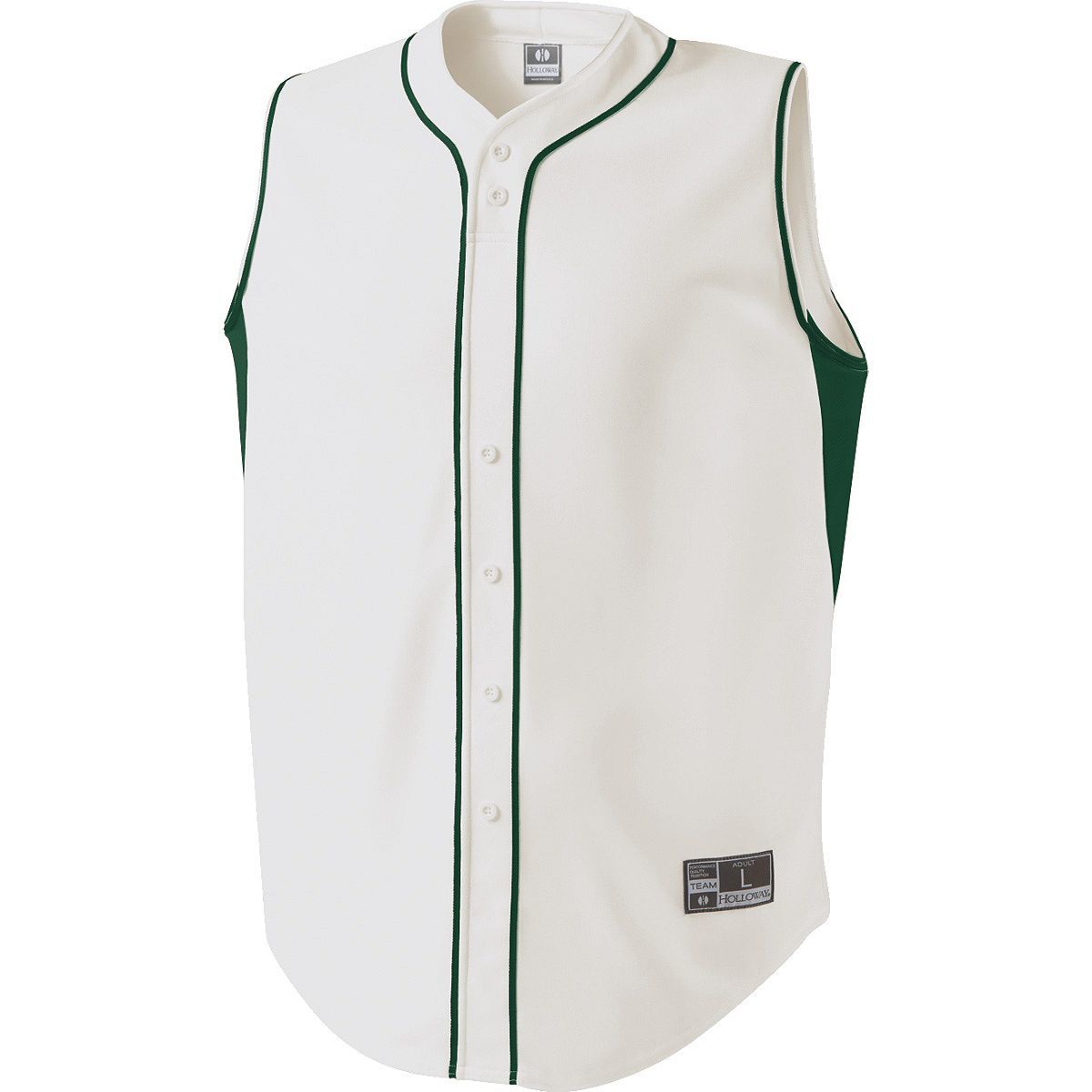 Holloway Youth Fierce Jersey in White/Forest  -Part of the Youth, Youth-Jersey, Baseball, Holloway, Shirts, All-Sports, All-Sports-1 product lines at KanaleyCreations.com