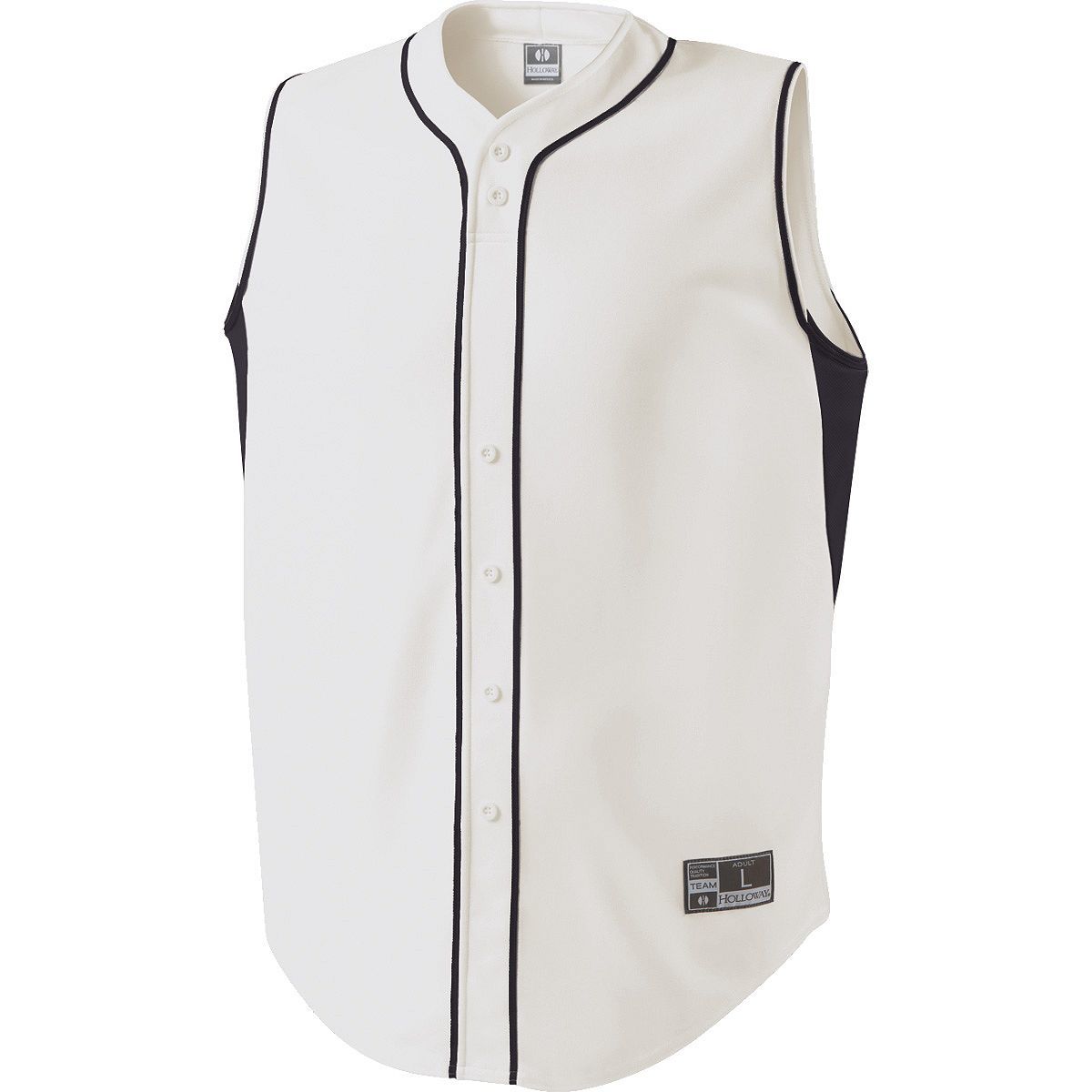 Holloway Youth Fierce Jersey in White/Black  -Part of the Youth, Youth-Jersey, Baseball, Holloway, Shirts, All-Sports, All-Sports-1 product lines at KanaleyCreations.com