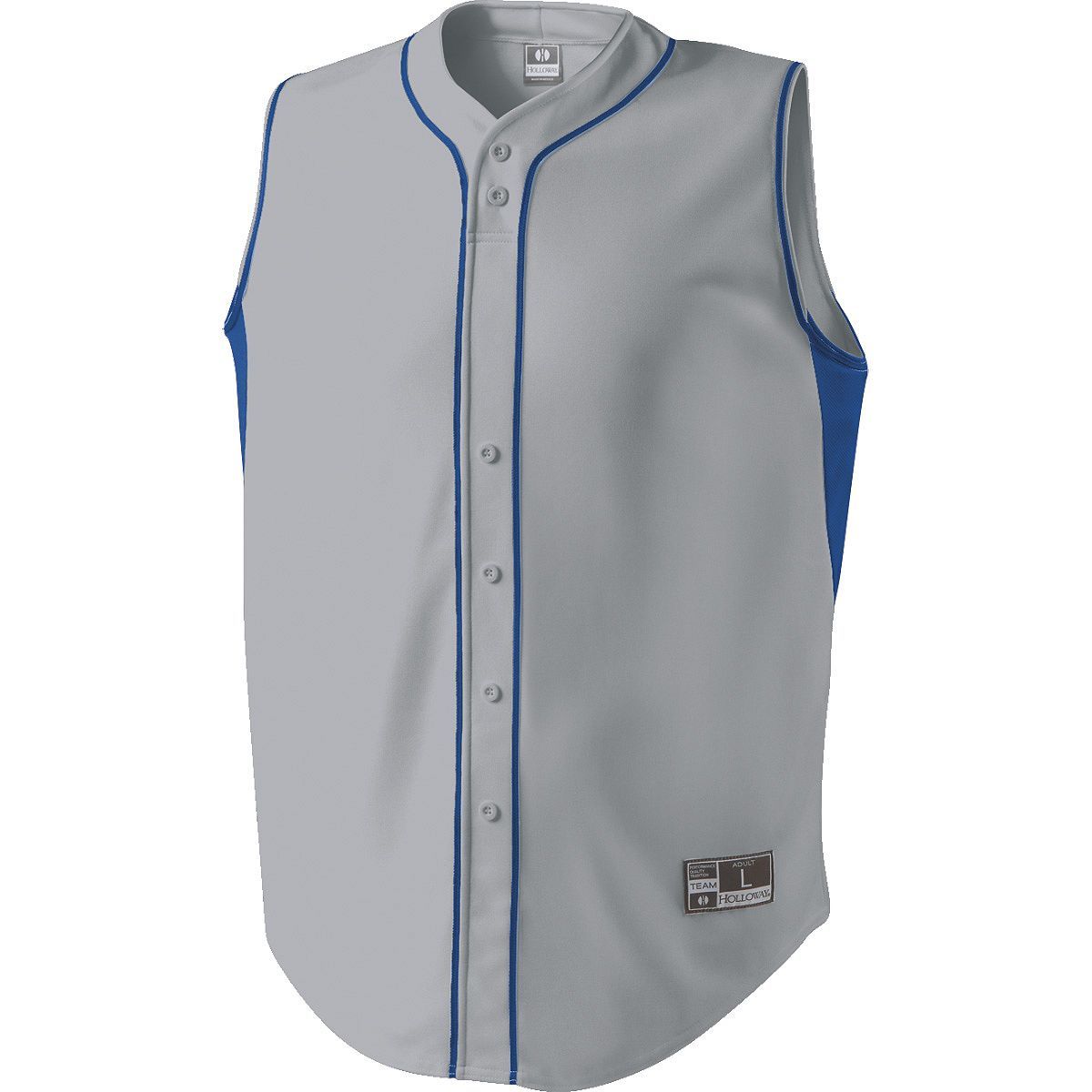 Holloway Youth Fierce Jersey in Blue Grey/Royal  -Part of the Youth, Youth-Jersey, Baseball, Holloway, Shirts, All-Sports, All-Sports-1 product lines at KanaleyCreations.com