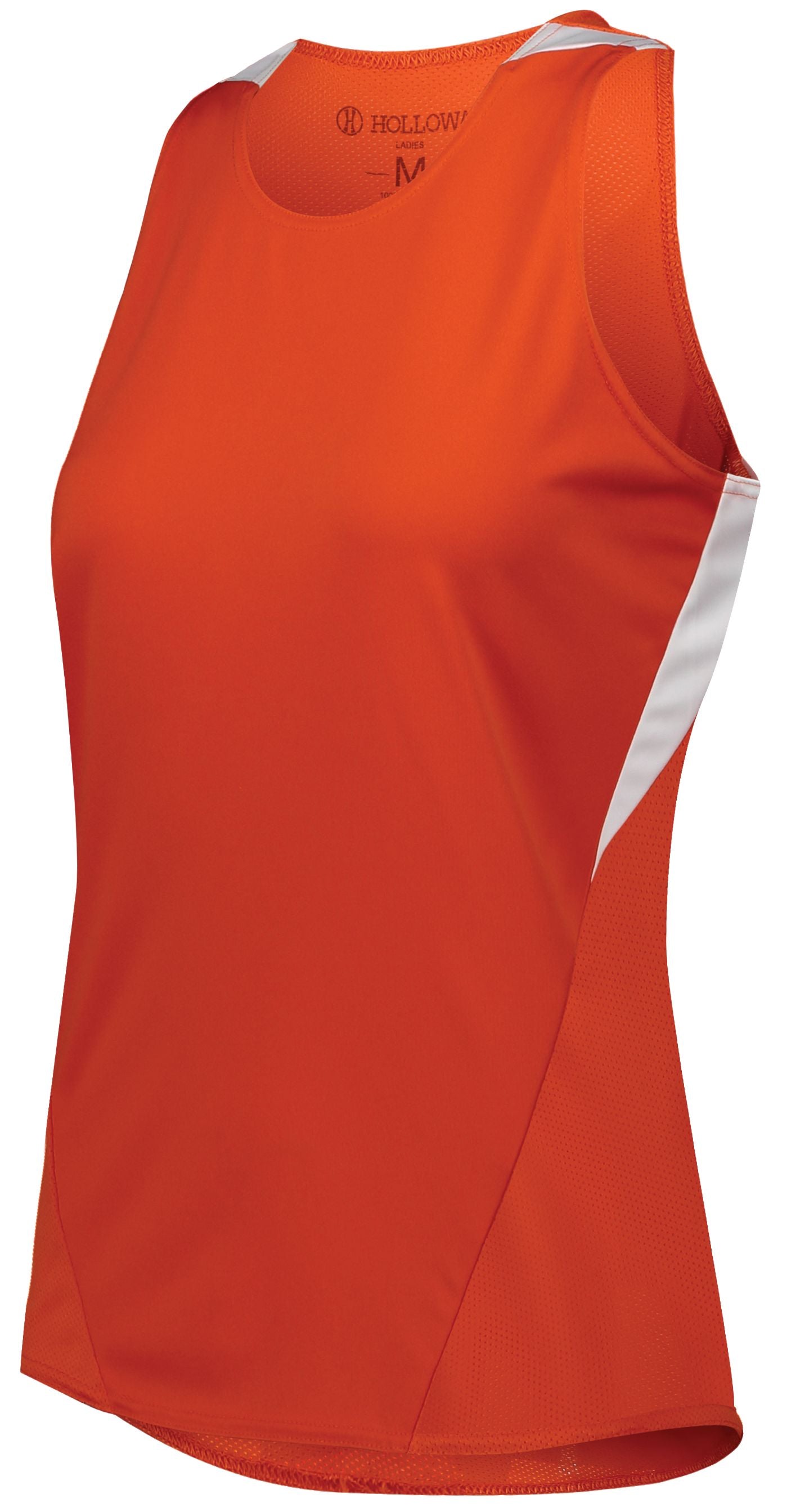 Holloway Ladies Pr Max Track Jersey in Orange/White  -Part of the Ladies, Ladies-Jersey, Track-Field, Holloway, Shirts product lines at KanaleyCreations.com
