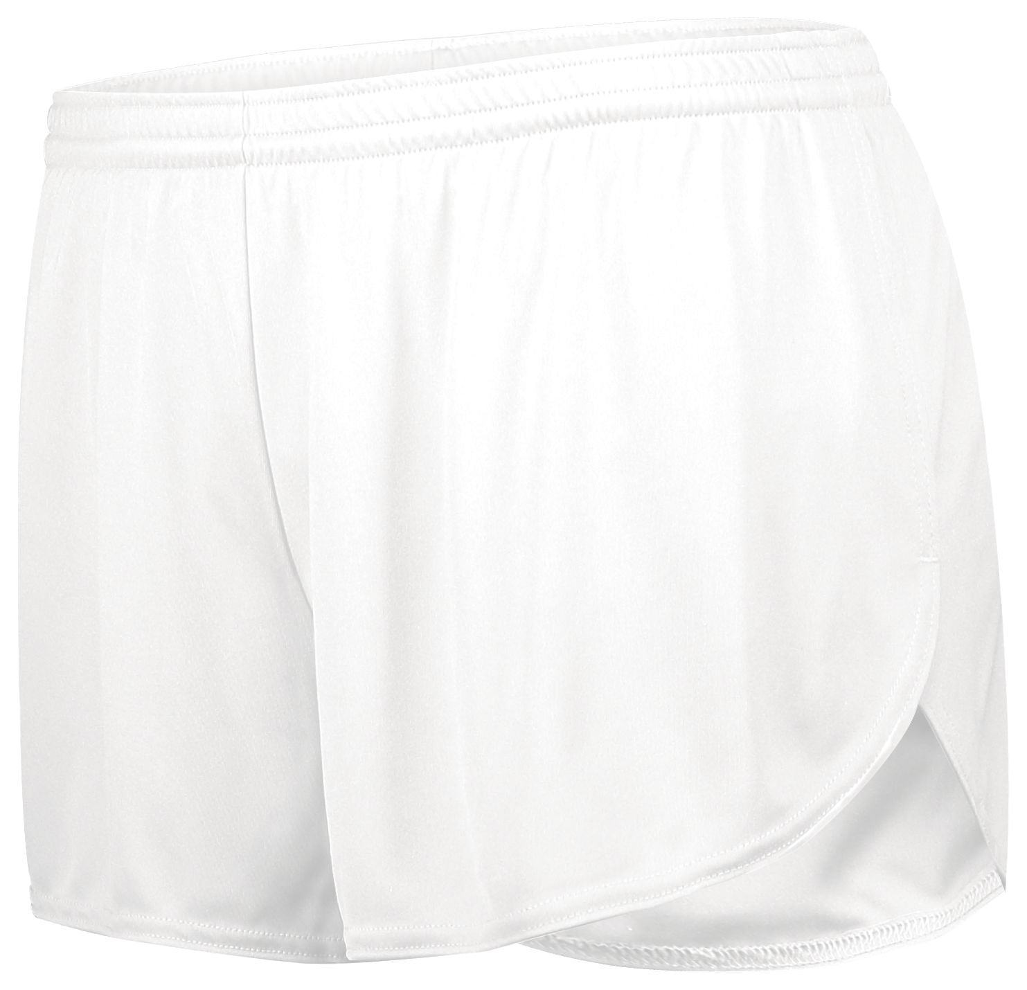 Holloway Ladies Pr Max Track Shorts in White  -Part of the Ladies, Ladies-Shorts, Track-Field, Holloway product lines at KanaleyCreations.com