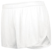 Holloway Ladies Pr Max Track Shorts in White  -Part of the Ladies, Ladies-Shorts, Track-Field, Holloway product lines at KanaleyCreations.com