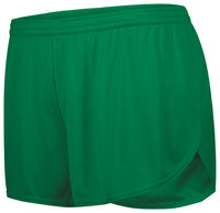 Holloway Ladies Pr Max Track Shorts in Kelly  -Part of the Ladies, Ladies-Shorts, Track-Field, Holloway product lines at KanaleyCreations.com