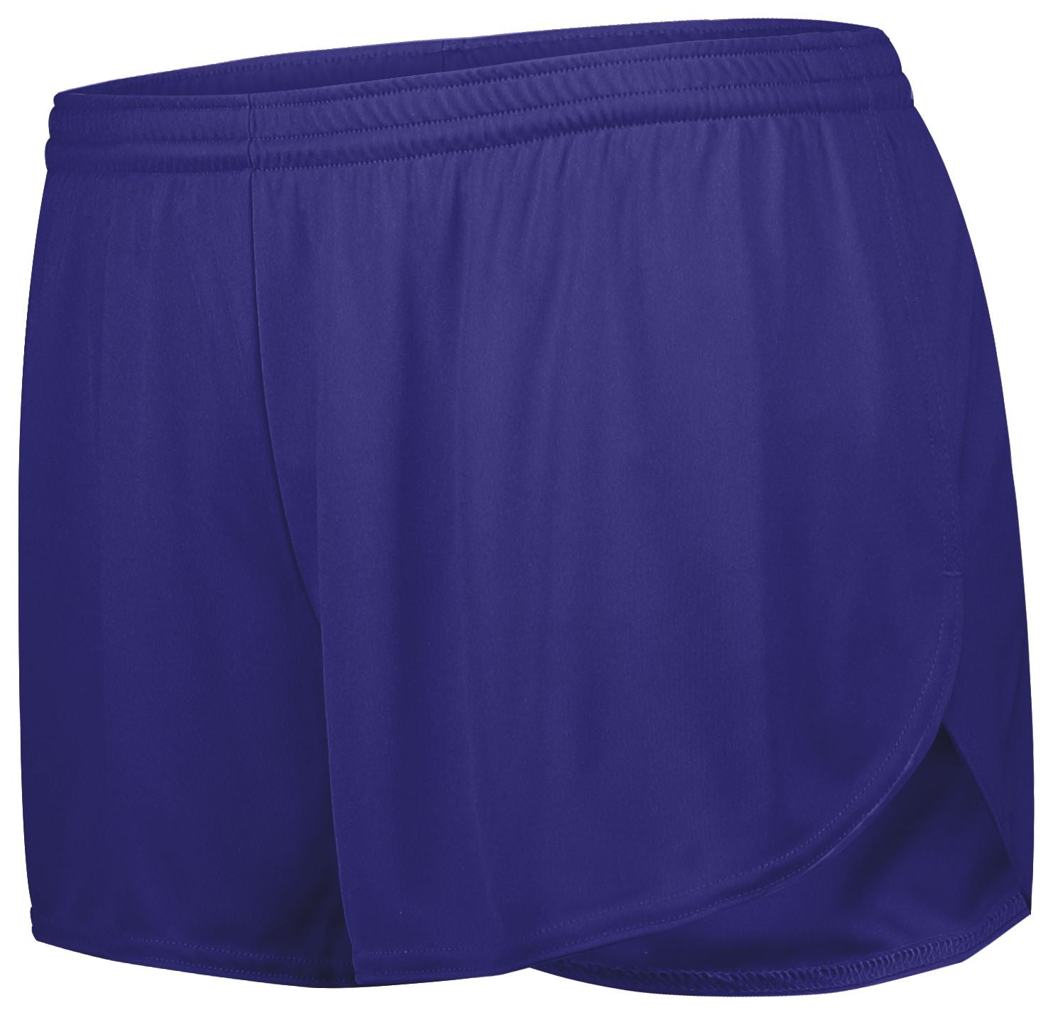 Holloway Ladies Pr Max Track Shorts in Purple (Hlw)  -Part of the Ladies, Ladies-Shorts, Track-Field, Holloway product lines at KanaleyCreations.com