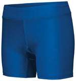 Holloway Ladies Pr Max Compression Shorts in Royal  -Part of the Ladies, Ladies-Shorts, Track-Field, Holloway product lines at KanaleyCreations.com