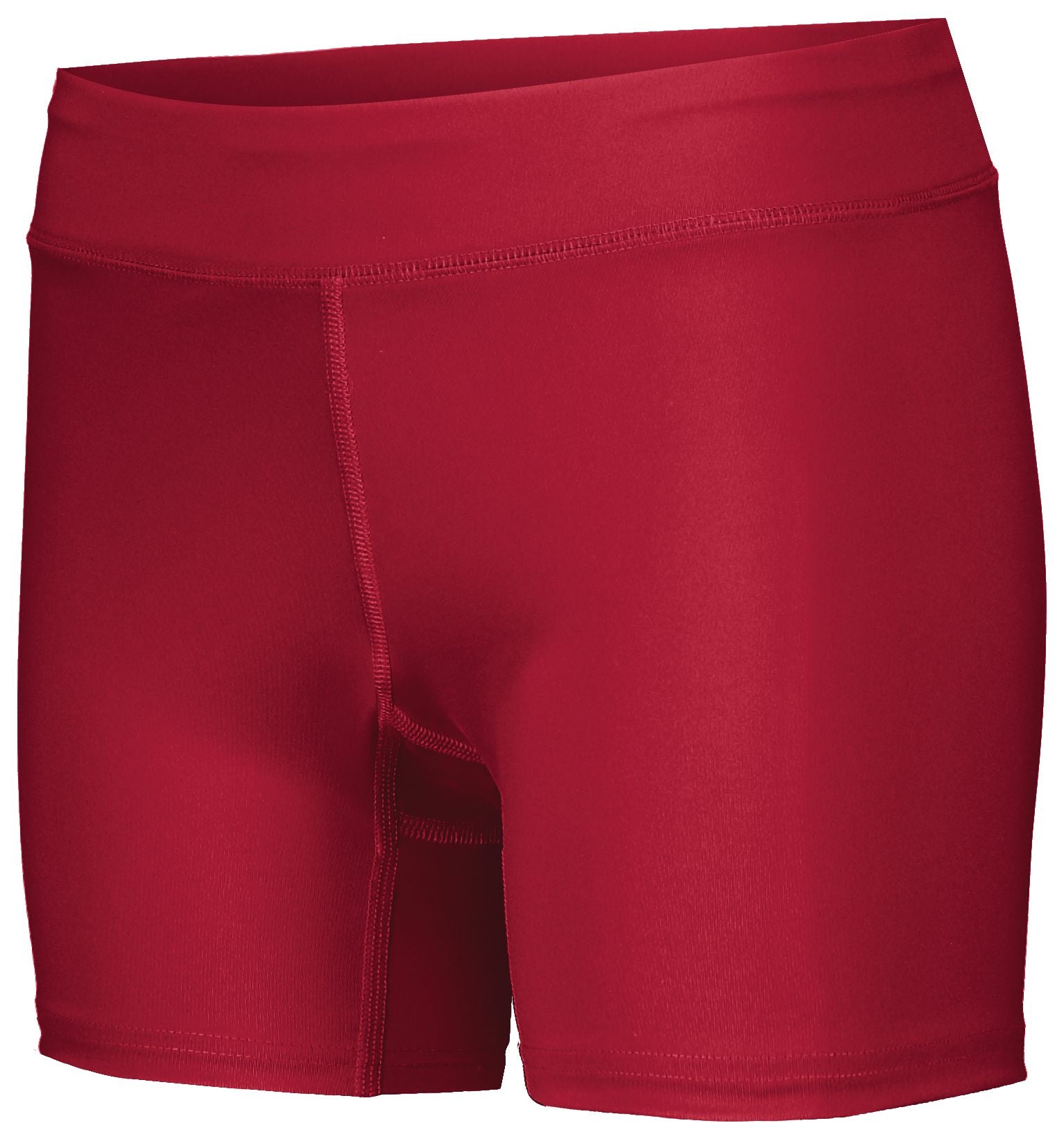 Holloway Ladies Pr Max Compression Shorts in Scarlet  -Part of the Ladies, Ladies-Shorts, Track-Field, Holloway product lines at KanaleyCreations.com