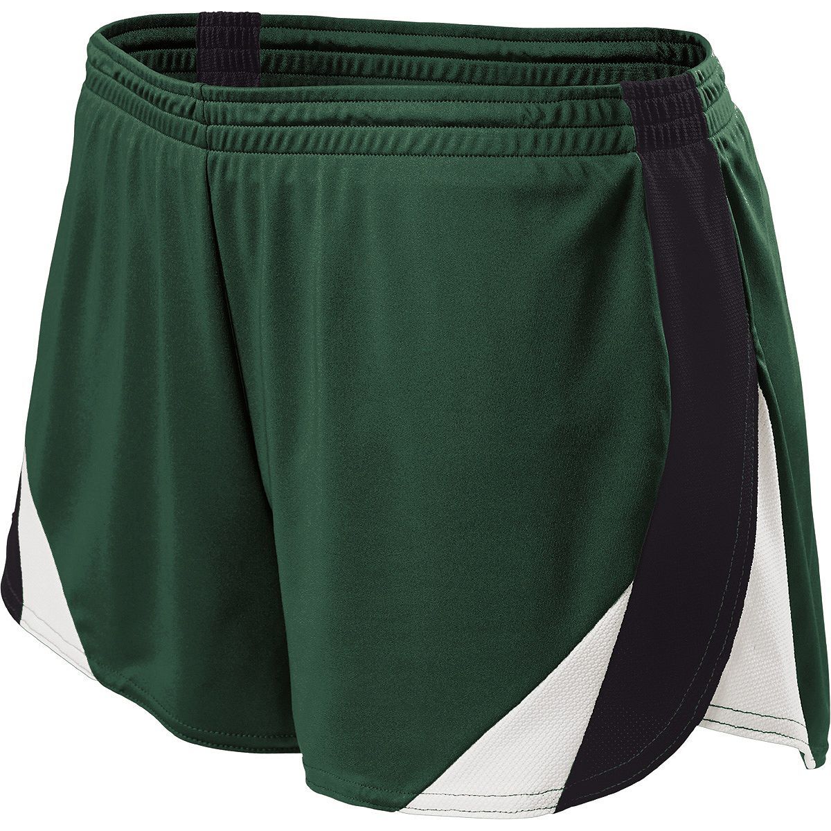 Holloway Ladies Approach Shorts in Forest/Black/White  -Part of the Ladies, Ladies-Shorts, Track-Field, Holloway product lines at KanaleyCreations.com