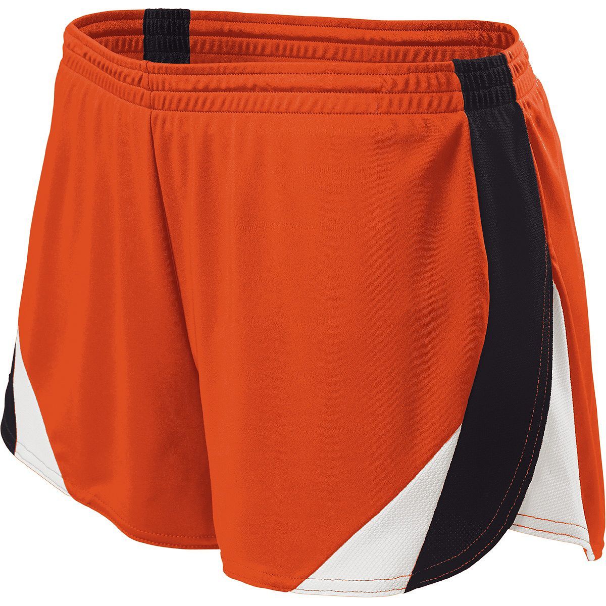 Holloway Ladies Approach Shorts in Orange/Black/White  -Part of the Ladies, Ladies-Shorts, Track-Field, Holloway product lines at KanaleyCreations.com