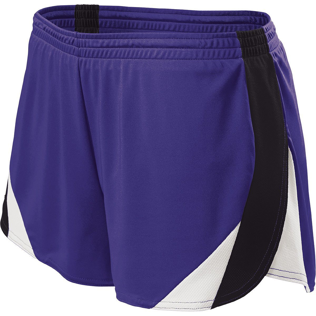 Holloway Ladies Approach Shorts in Purple/Black/White  -Part of the Ladies, Ladies-Shorts, Track-Field, Holloway product lines at KanaleyCreations.com