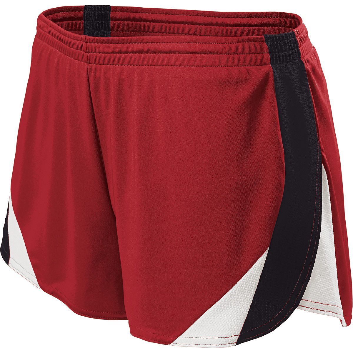Holloway Ladies Approach Shorts in Scarlet/Black/White  -Part of the Ladies, Ladies-Shorts, Track-Field, Holloway product lines at KanaleyCreations.com