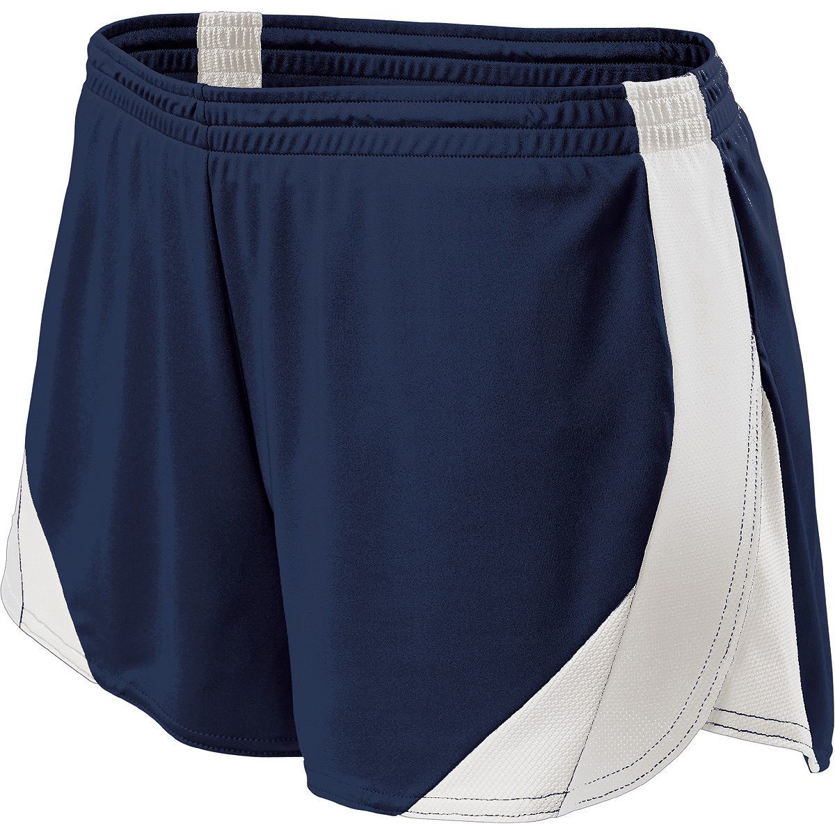 Holloway Ladies Approach Shorts in True Navy/White/White  -Part of the Ladies, Ladies-Shorts, Track-Field, Holloway product lines at KanaleyCreations.com