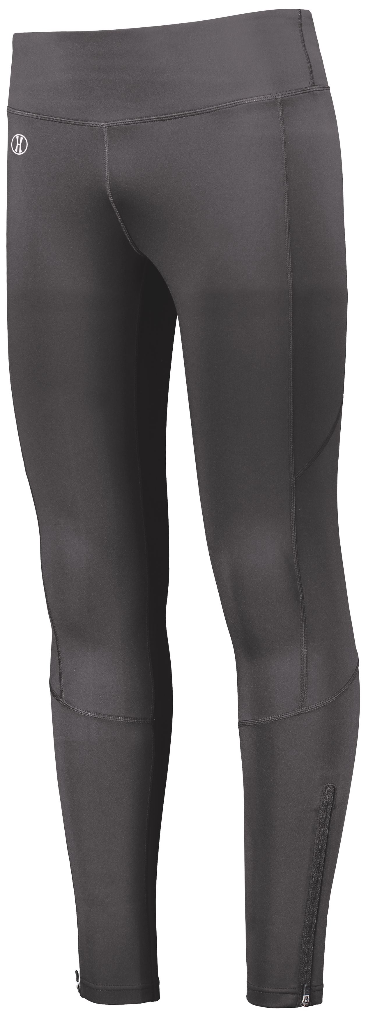 Holloway Ladies High Rise Tech Tight in Carbon  -Part of the Ladies, Holloway product lines at KanaleyCreations.com