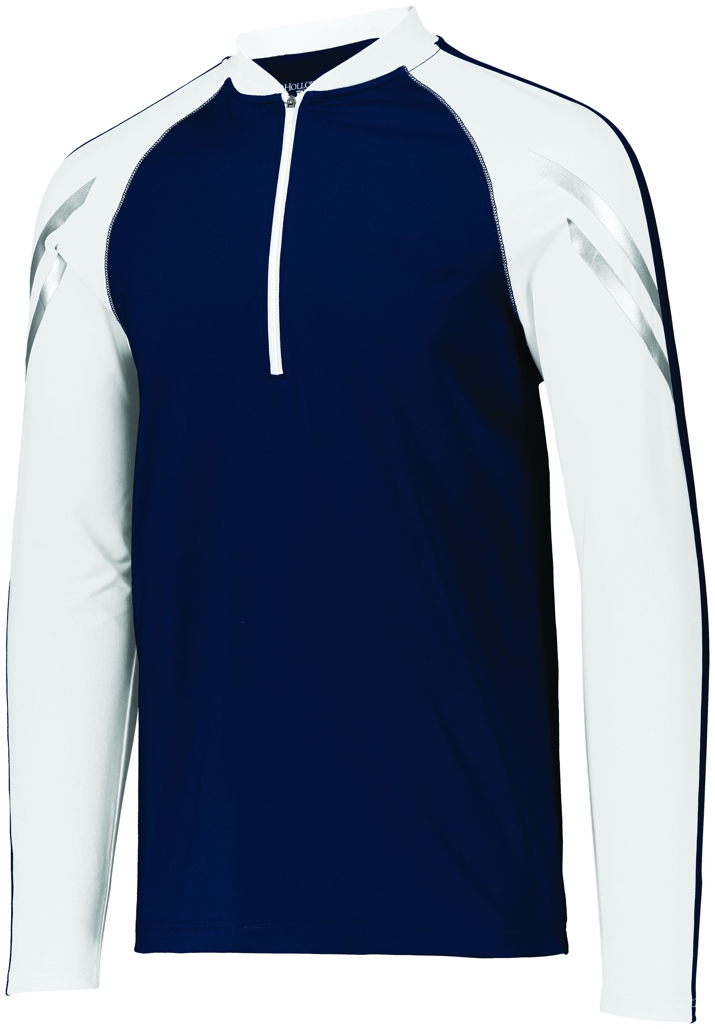 Holloway Flux 1/2 Zip Pullover in Navy/White  -Part of the Adult, Adult-Pullover, Holloway, Outerwear, Flux-Collection product lines at KanaleyCreations.com