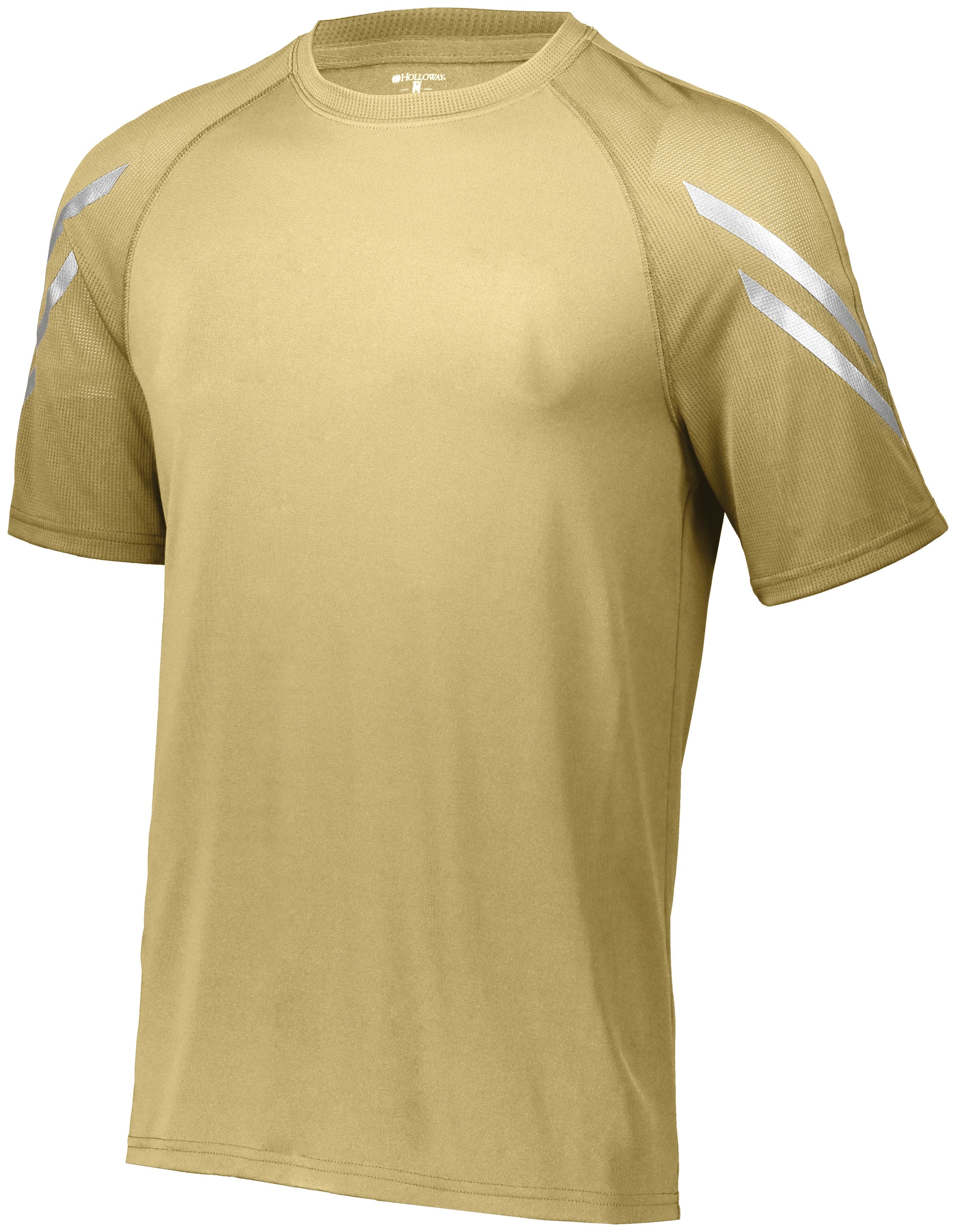 Holloway Flux Shirt Short Sleeve in Vegas Gold  -Part of the Adult, Holloway, Shirts, Flux-Collection product lines at KanaleyCreations.com