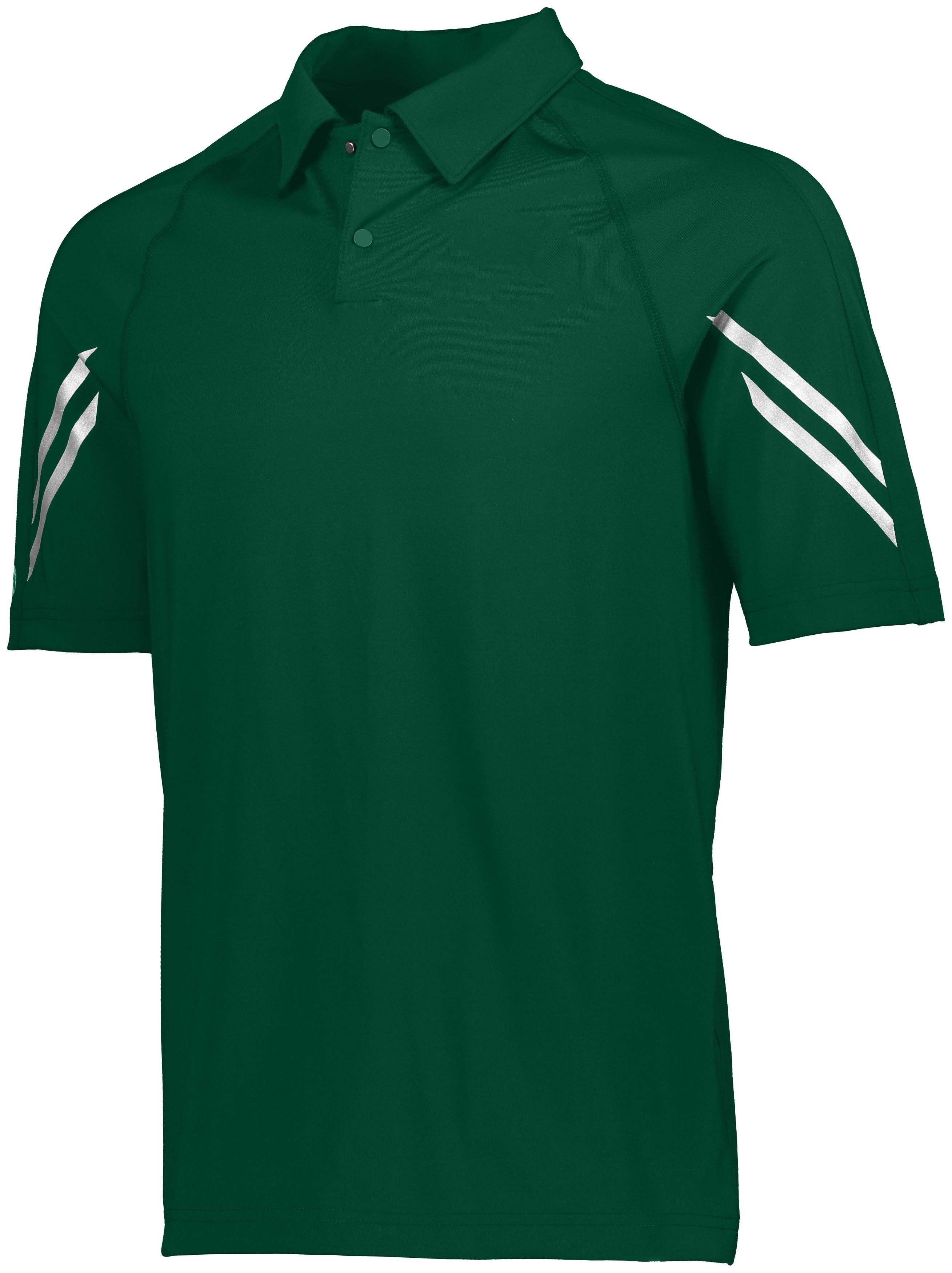Holloway Flux Polo in Forest  -Part of the Adult, Adult-Polos, Polos, Holloway, Shirts, Flux-Collection, Corporate-Collection product lines at KanaleyCreations.com