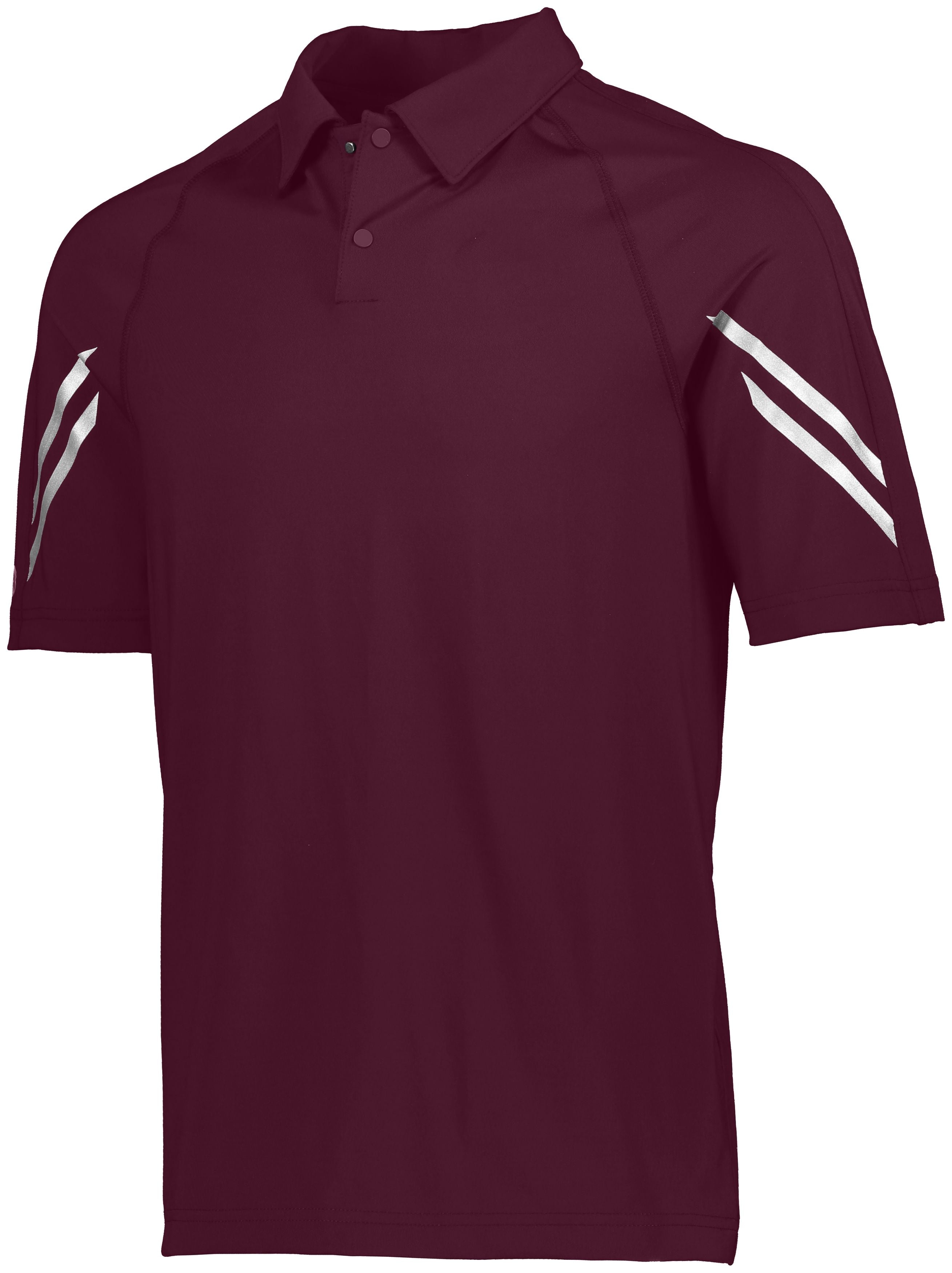 Holloway Flux Polo in Maroon  -Part of the Adult, Adult-Polos, Polos, Holloway, Shirts, Flux-Collection, Corporate-Collection product lines at KanaleyCreations.com
