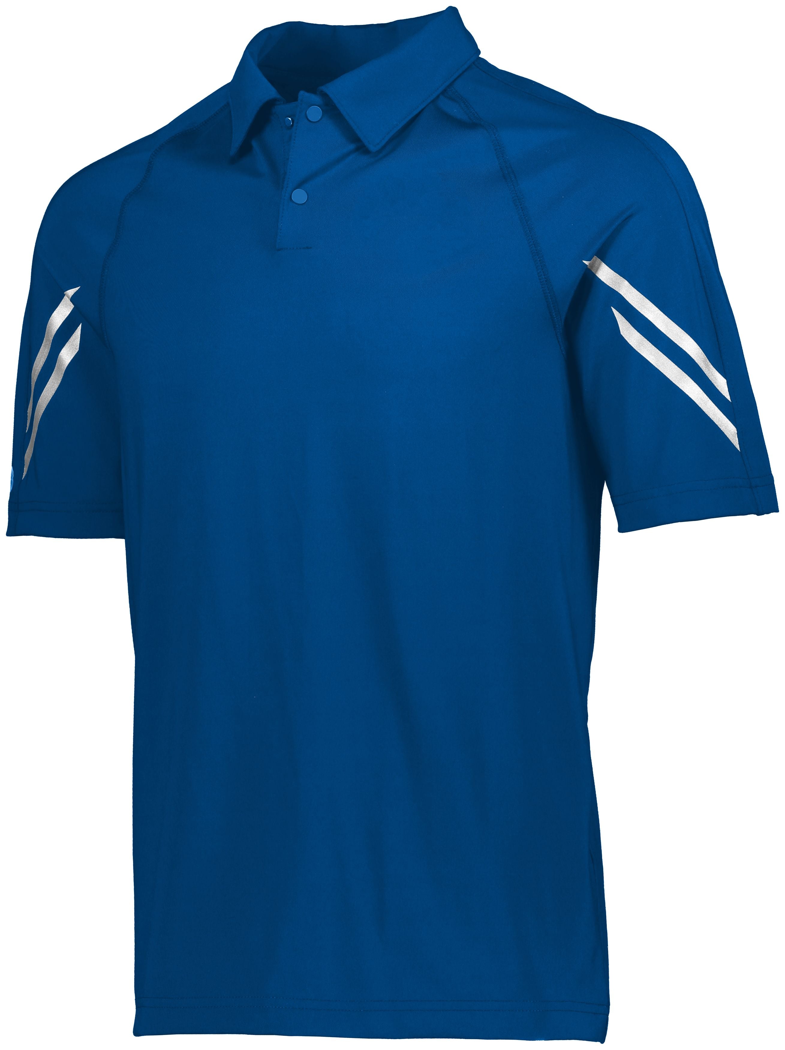 Holloway Flux Polo in Royal  -Part of the Adult, Adult-Polos, Polos, Holloway, Shirts, Flux-Collection, Corporate-Collection product lines at KanaleyCreations.com