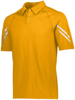 Holloway Flux Polo in Light Gold  -Part of the Adult, Adult-Polos, Polos, Holloway, Shirts, Flux-Collection, Corporate-Collection product lines at KanaleyCreations.com